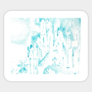 Blue castle Sticker